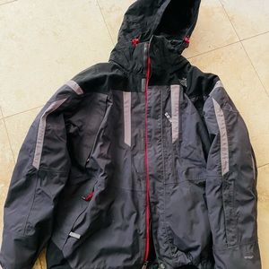 North Face Men’s Grey Weatherproof Parka